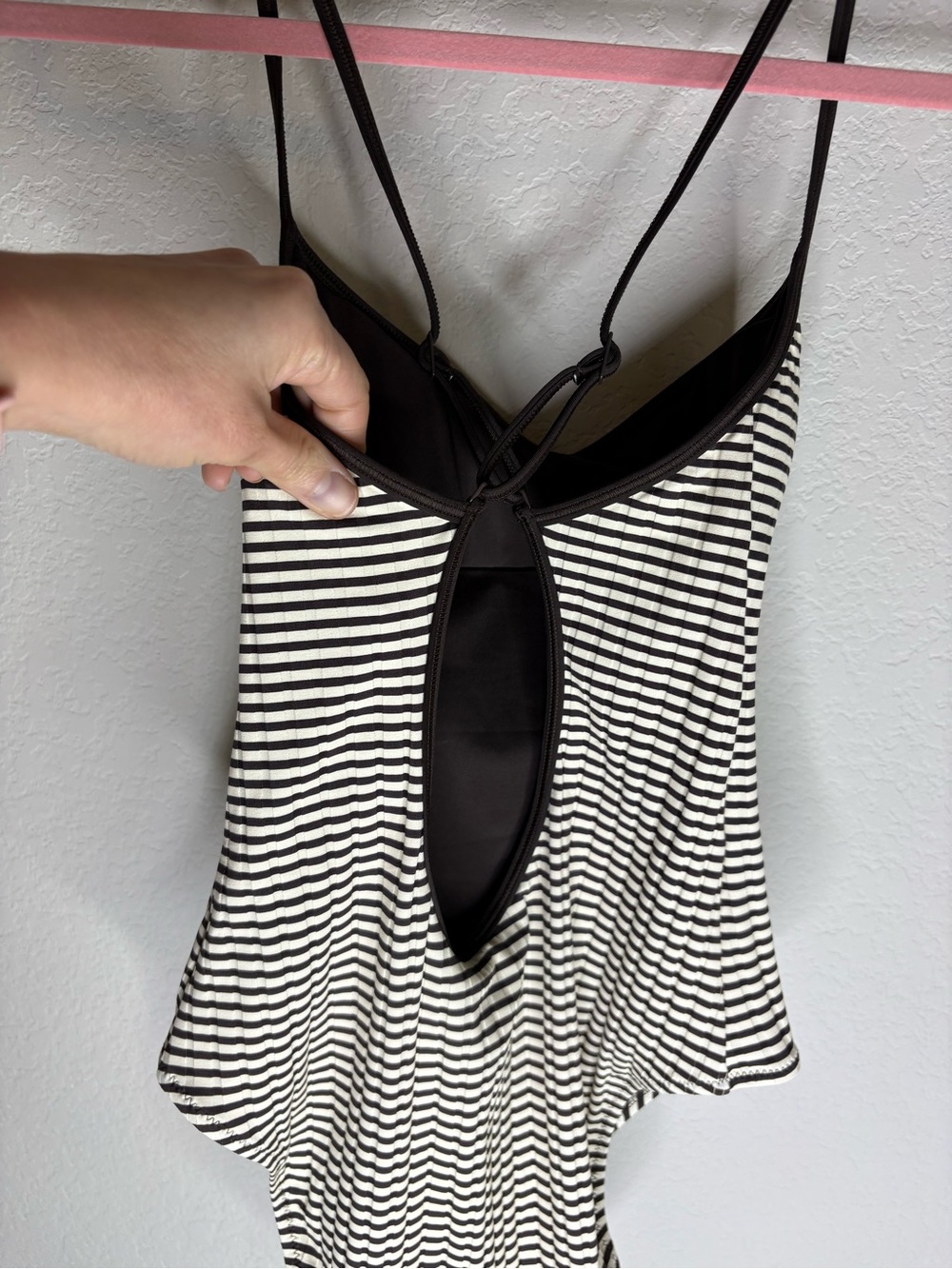 NWT Aerie Ribbed Scoop Binding Full Coverage One Piece Swimsuit Size XS - Picture 6 of 13